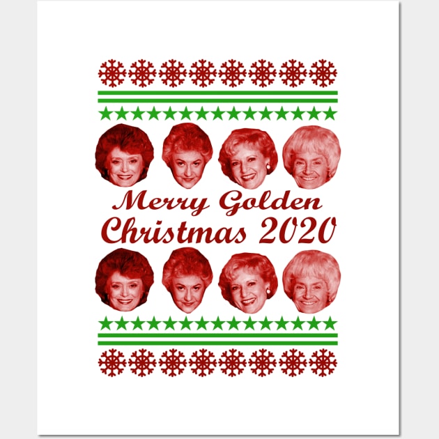 golden girls christmas Wall Art by vender